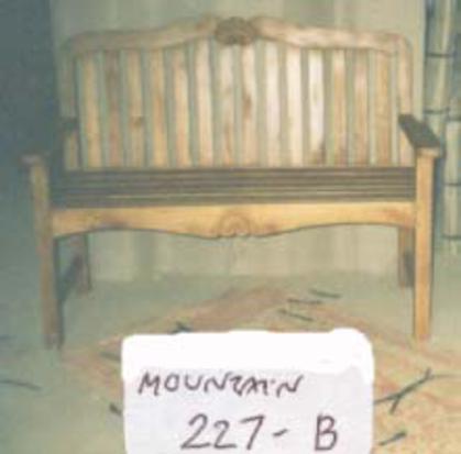 227-B Mountain bench 2 seater 